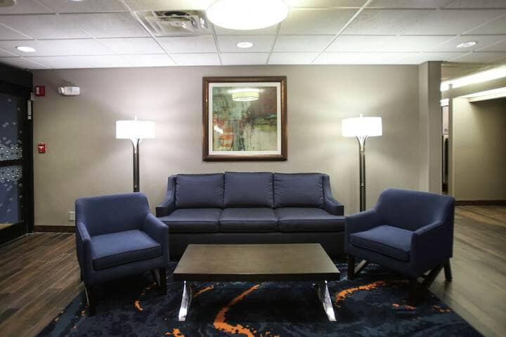 Lobby sitting area